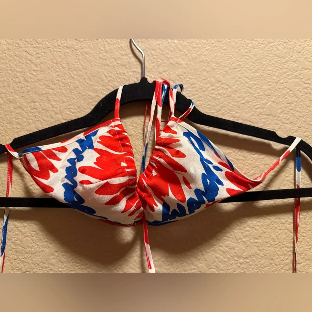 New Authentic Gucci GG Logo Silk Button Shirt and Bikini Top Size 40 / US M - Picture 12 of 13